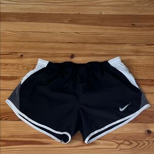 Nike Black and White Women's Athletic Running Shorts